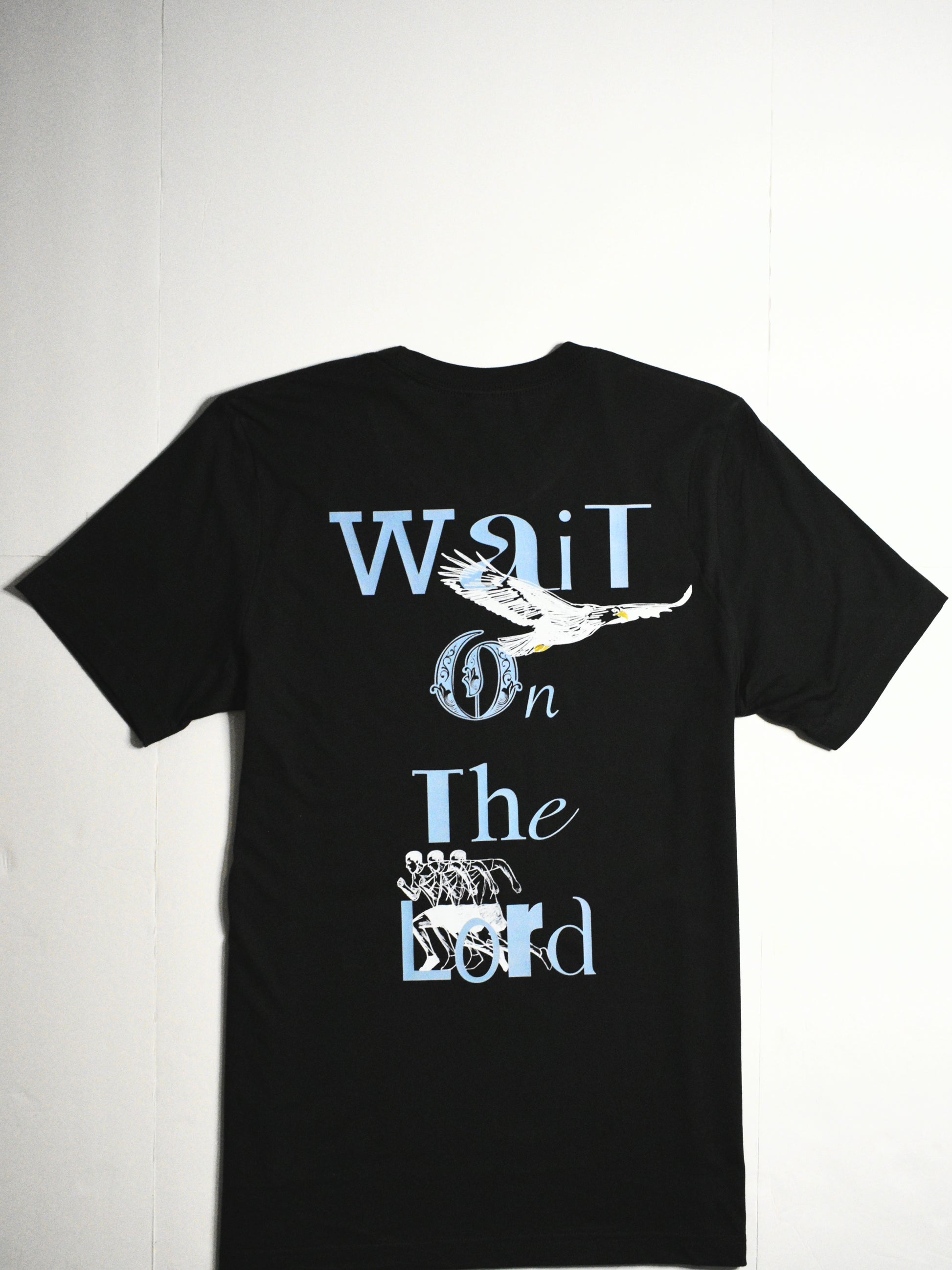 Black Wait on the Lord Short Sleeve Tee.