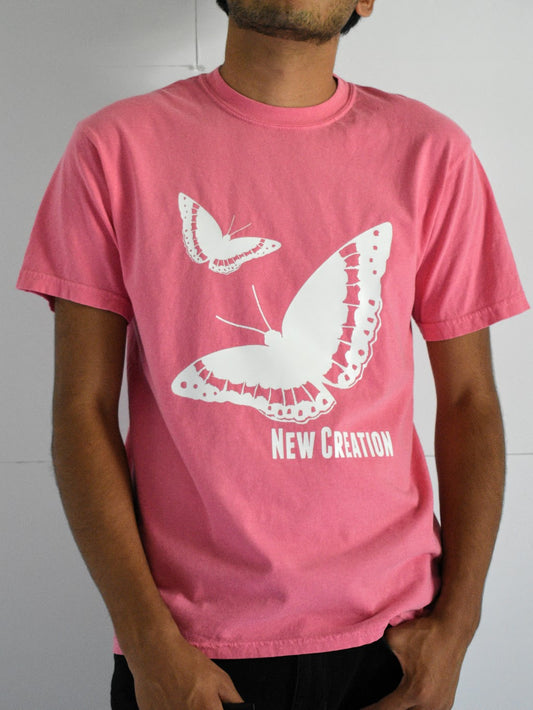 Pink/White New Creation Tee